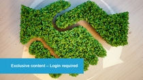 Top view of two green leafy hands shaking over a wooden surface with a circular arrow. Blue banner reads "Exclusive content – Login required. Top view of two green leafy hands shaking over a wooden surface with a circular arrow. Blue banner reads "Exclusive content – Login required.