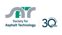 Logo of the Society for Asphalt Technology with stylized gray and green graphics. Text reads "Society for Asphalt Technology" and "Proudly celebrating 30 years." Logo of the Society for Asphalt Technology with stylized gray and green graphics. Text reads "Society for Asphalt Technology" and "Proudly celebrating 30 years."