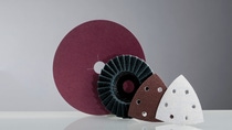 A set of four different application examples for abrasives. A set of four different application examples for abrasives.
