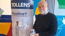Philippe Hosotte, Chief Innovation & Product Development Officer at Cromology, presents the new Tollens interior wall paint Maxiline+, developed in collaboration with BASF using chemically recycled feedstocks from end of life tires.