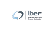 Logo of the International Bitumen Emulsion Federation features a stylized "C" shape in blue and gray, with initials "ibef" and the full name beside it. Logo of the International Bitumen Emulsion Federation features a stylized "C" shape in blue and gray, with initials "ibef" and the full name beside it.