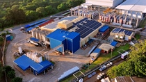 Air picture of BASF production site in Durban, South Africa. 