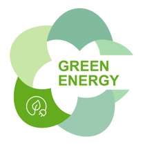 Icon and text: green energy